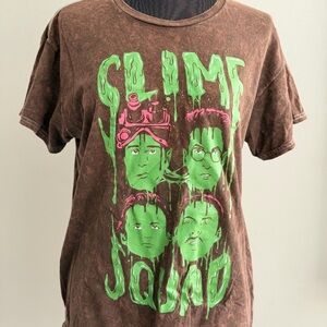 Brown Slime Squad Graphic T-Shirt